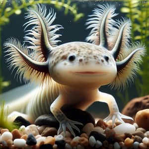 Ambystoma mexicanum - Detailed Visual of Aquatic Axolotl Creature