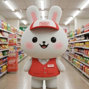 Cute Animal Mascot for Convenience Store