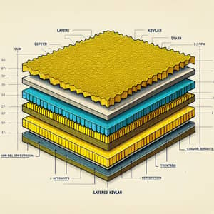 Exploring the Strength of Seven Kevlar Layers