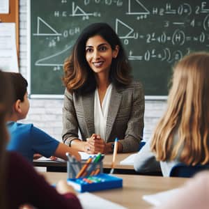 Inclusive Classroom Led by South Asian Female Teacher | Engaging Learning Environment