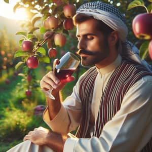 Khamenei in an Apple Orchard: A Symbol of Serenity