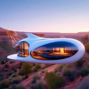 Modern Hydrogen Air House in Great Canyon