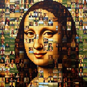 Mona Lisa Photomosaic: Artistic Masterpiece