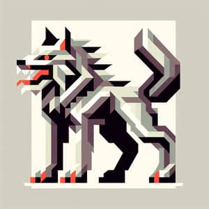 Boss Lycanthropy Illustration | Retro Video Game Inspired Art