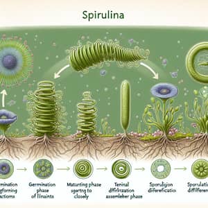 Spirulina Life Cycle: Germination to Sporulation