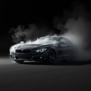 Drifting with Smoke: Thrilling Car Action