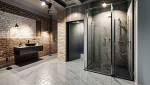 Stylish Industrial Bathroom Design Ideas