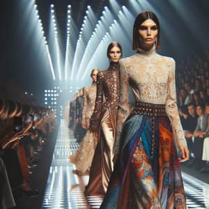 High Fashion Runway Showcase at Prestigious Fashion Week