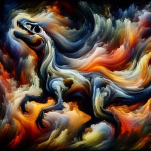 Abstract Dinosaurs Art: Fierce and Timeless