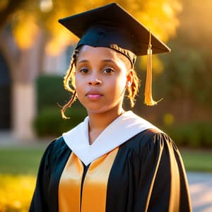 Proud Graduate Portraits in Golden Hour Glow