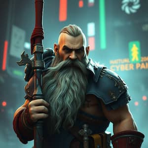 Cyberpunk 2077 Inspired Dwarf Character Design