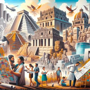 Mexican Architecture Through Murals: Richness Captured