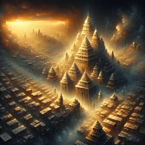 Santal: Captured Cityscape Masked in Fog | Kingdom of Light Forces