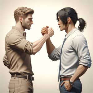 Diverse Friends Fist Bump Displaying Camaraderie | Website