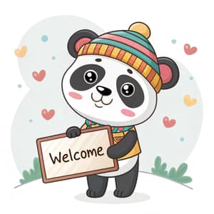 Panda Mascot: Cuddly and Adorable Design