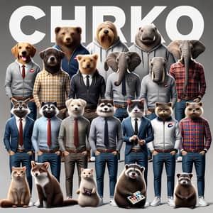 CHRKO eSports Team Avatar: Animals in Contemporary Clothing