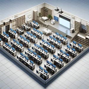 Optimal Computer Lab Layout for 50 Students