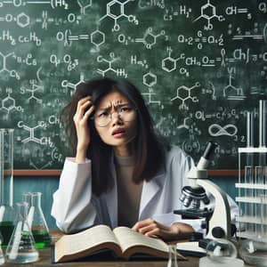 The Quirky Scientist Struggling with Chemistry