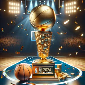 2024 NBA Champion Trophy Shine