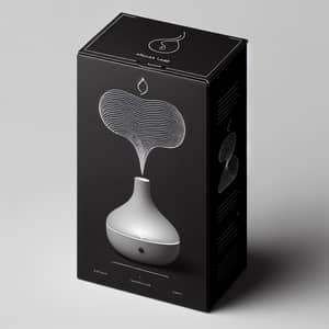 Minimalist Aromatherapy Lamp Packaging Design