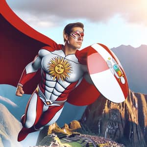 Peruvian Culture Inspired Superhero | Machu Picchu Landscape