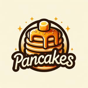 Mini Pancakes Logo Design | Fun & Playful Pancake Theme