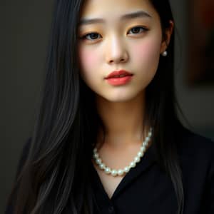 Stunning Chinese Teen Girl in Elegant Style