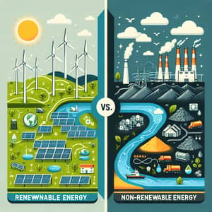 Renewable vs. Non-renewable Energy Comparison