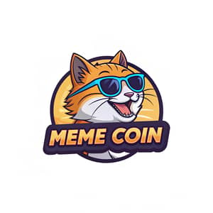 Dynamic Cat Logo for Memecoin