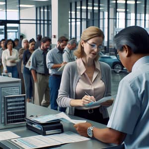 Driver's License Renewal Process at Local DMV Office