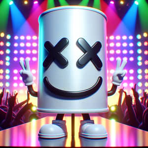 Marshmello on Disco Stage
