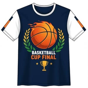 Basketball Cup Final T-Shirt Design