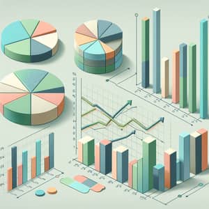 Efficient Data Charts: Pie, Line & Bar Representations