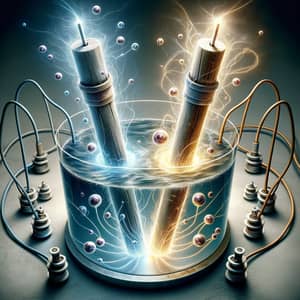 Electrostatic Experiment: Metal Rods and Ions Interactions