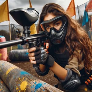 Exciting Paintball Game on Gear-Laden Course