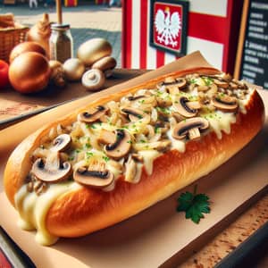 Delicious Polish Zapiekanka: Tasty Street Food with Cheese