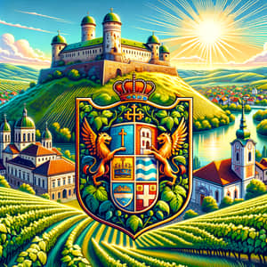 Sunny Day in Vršac, Serbia - Ancient Fortress, Vineyards & Catholic Church