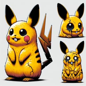 Undead Pikachu - Spooky Zombie Version