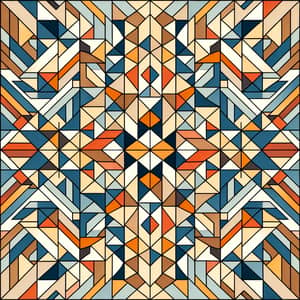 Unique Triangle and Square Tessellation Design