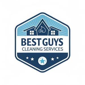 Best Guys Cleaning Services Logo Design