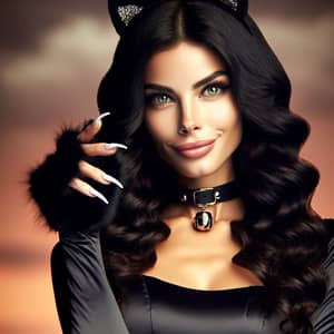 Cat Woman Costume: Elegant Feline Beauty in Twilight