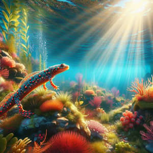 Under the Sea: A Newt's Vibrant Journey