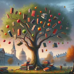 Unique Literary Tree - Book Fruits Gallery