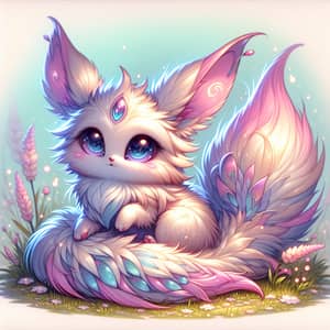 Cute fantasy animal drawing 