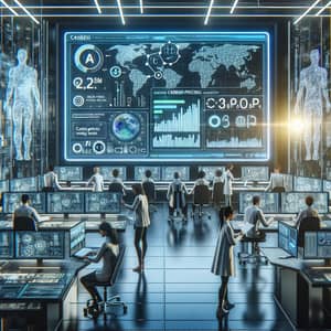 Futuristic Science Lab | Carbon Pricing Analysis Technology