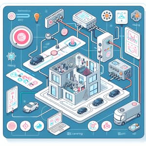 Intelligent Electric Heating Control System Diagram