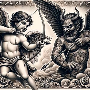 Cupid's Battle of Love and Malevolence