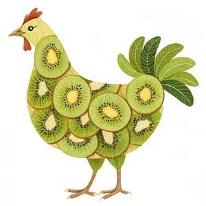 Kiwi Chicken: A Fun Fruit Creation