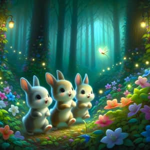 3 Little Bunnies in a Magic Forest