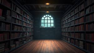 Adventure Awaits in a Pixar-Style Dark Library